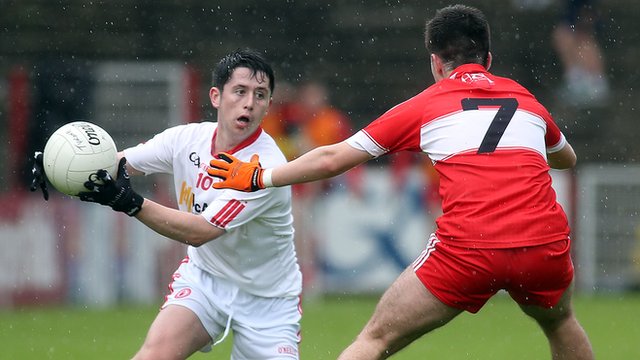 Action from the Ulster minor football championship
