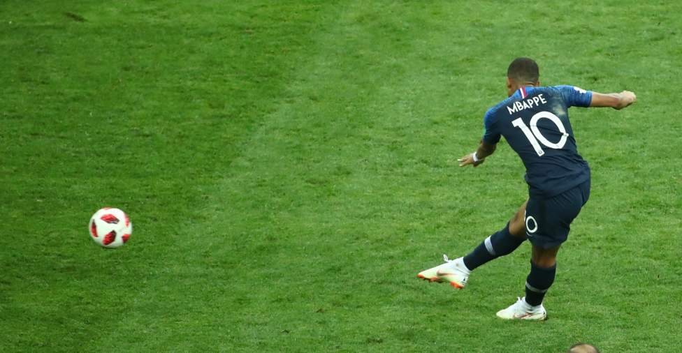 Mbappe menjadi pemain termuda kedua yang mencetak gol di final Piala Dunia (Reuters)