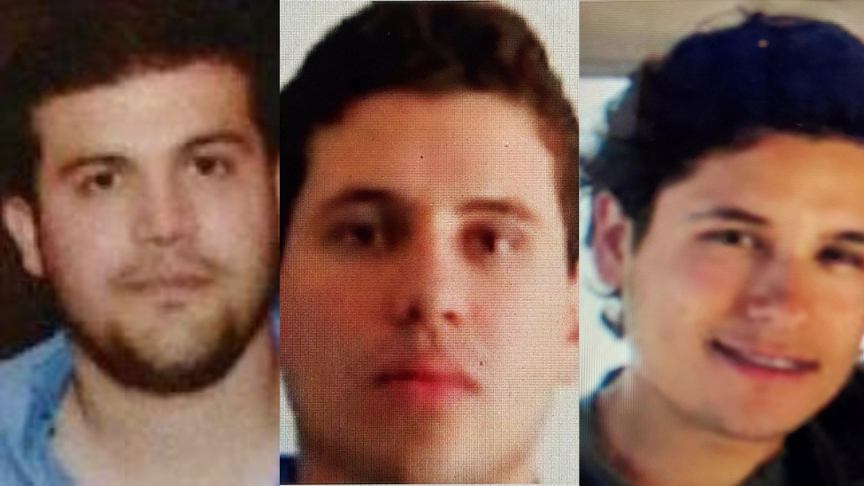 Joaquin, Iván Archivaldo and Jesúes Alfredo are three of Chapo's sons linked to criminal activities.