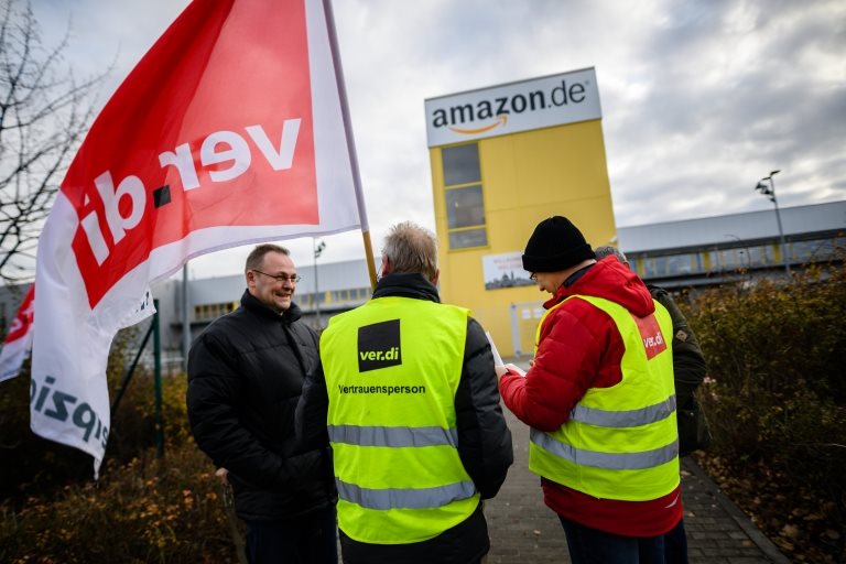 Almanya'da Aralık ayında düzenlenen Amazon grevi