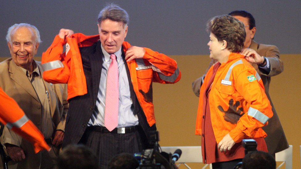 Eike Batista y Dilma Rousseff