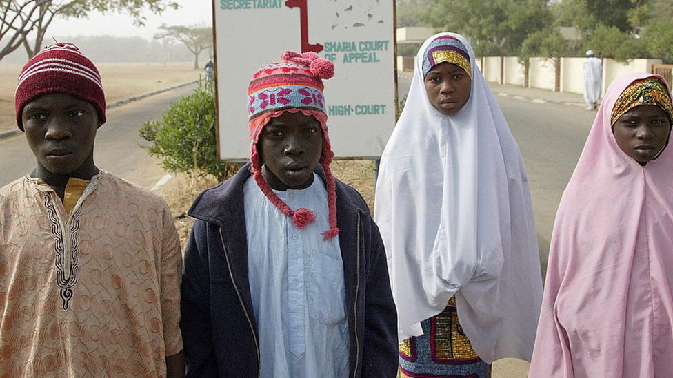 Четверо детей, пострадавших от дела Pfizer в Кано, на фото в 2008 году