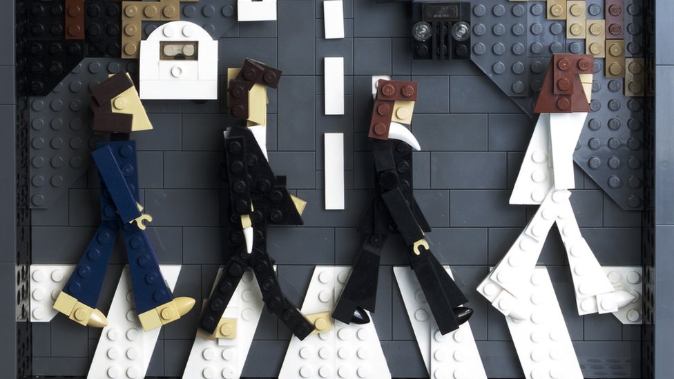 The Beatles 'Abbey Road в Lego Стива Мэйса