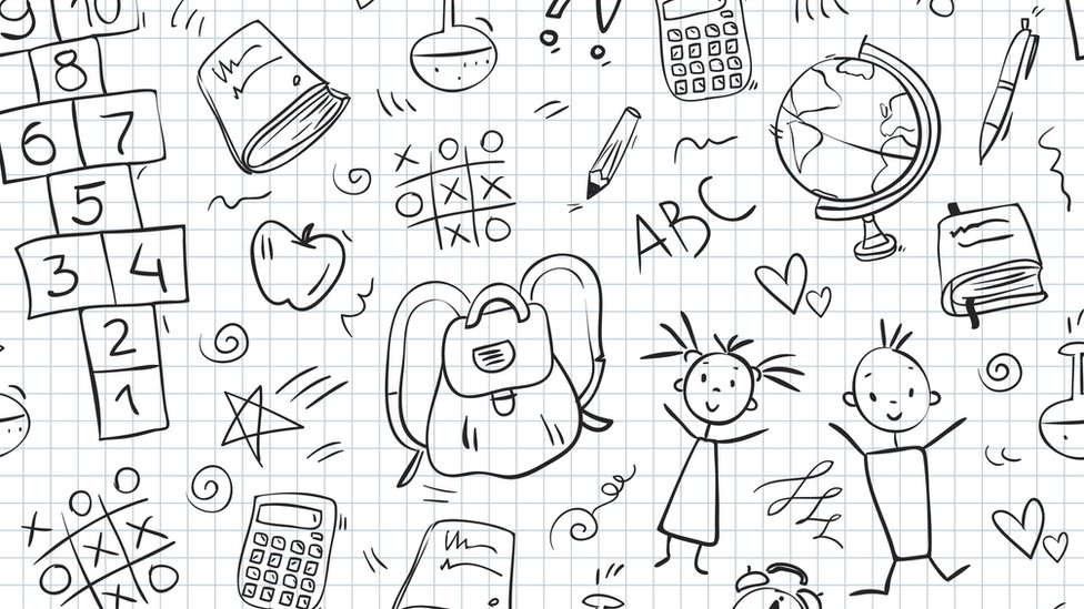 Si tus dibujos están relacionados con lo que estás escuchando, mejor. Dibujos