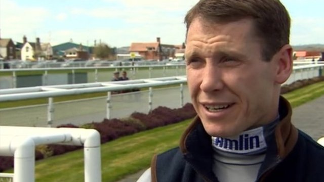 Richard Johnson before Tuesday's racing at Ludlow