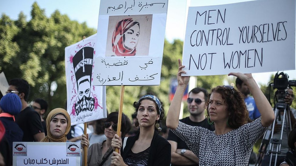 Женщины в Каире протестуют против сексуальных домогательств (фото из архива)