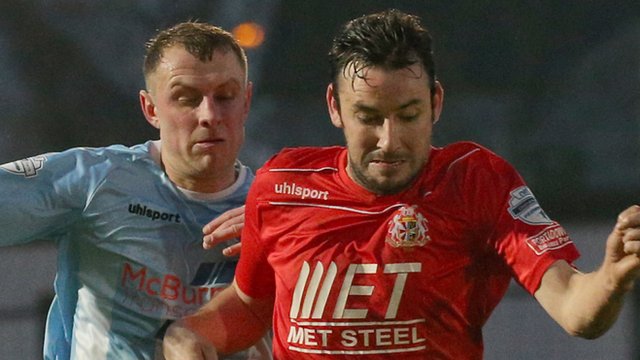 Ballymena United and Portadown drew 1-1 at the Showgrounds