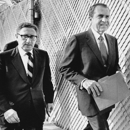 Henry Kissinger e Nixon