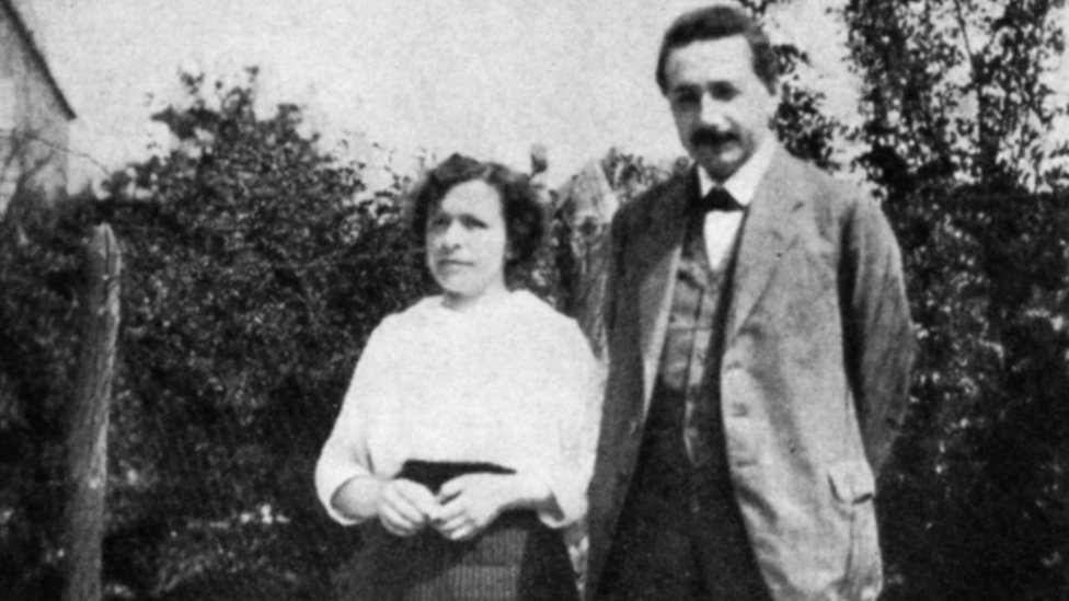 Milena y su marido Albert Einstein