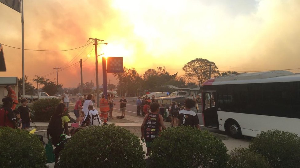 Queensland bushfires: The town spared an 'uncharted' catastrophe