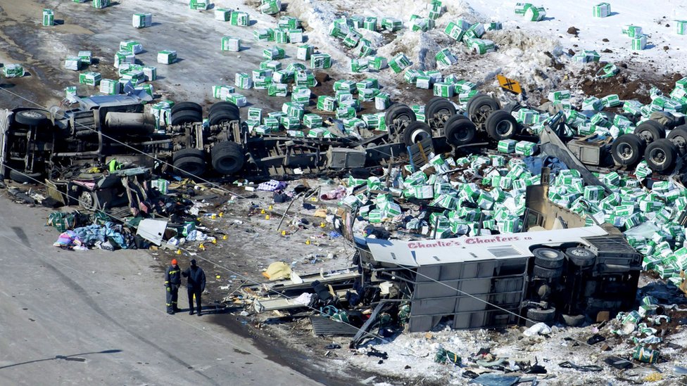 Canada Crash Country Mourns Humboldt Broncos Bus Dead Bbc News