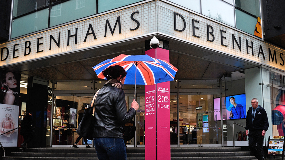 Debenhams sales hit by 'Beast from the East'
