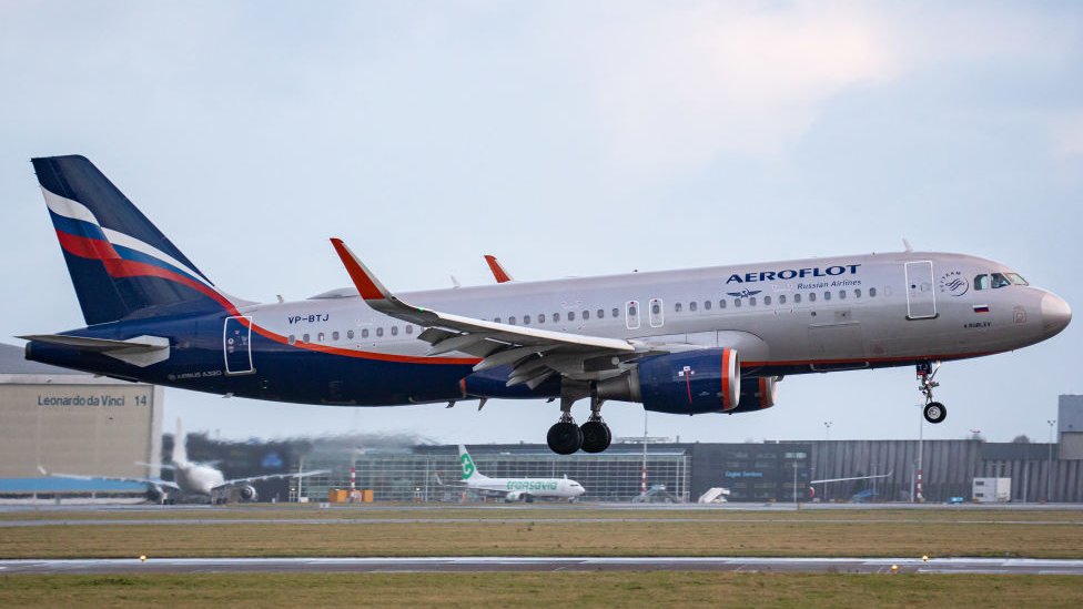 Avión de la principal aerolínea rusa, Aeroflot