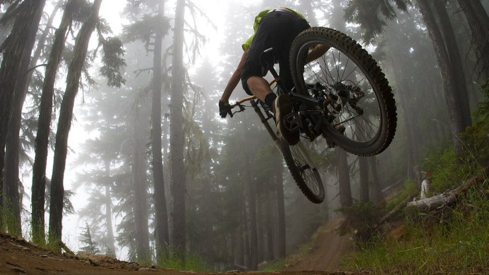 extreme mountain biking trails