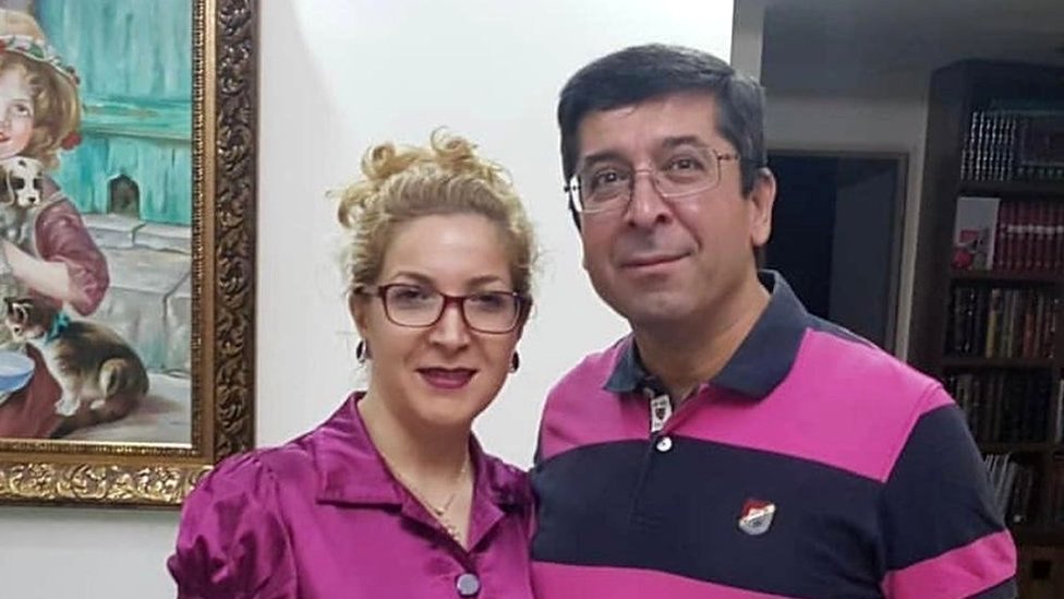 [출처: Unknown] 방사선전문의 하미드 사레-하산루(53)와 그의 아내 파르자네