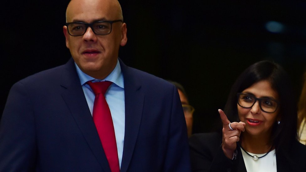 Jorge y Delcy Rodríguez