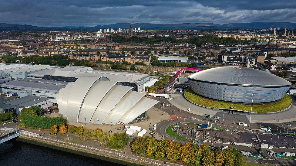 Sede de la COP26 en Glasgow
