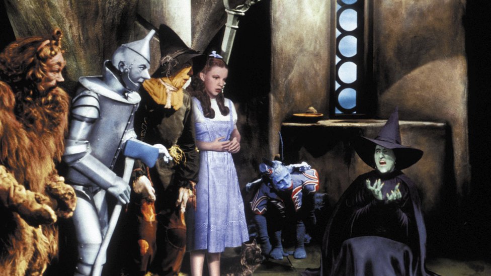 Escena del Mago de Oz.