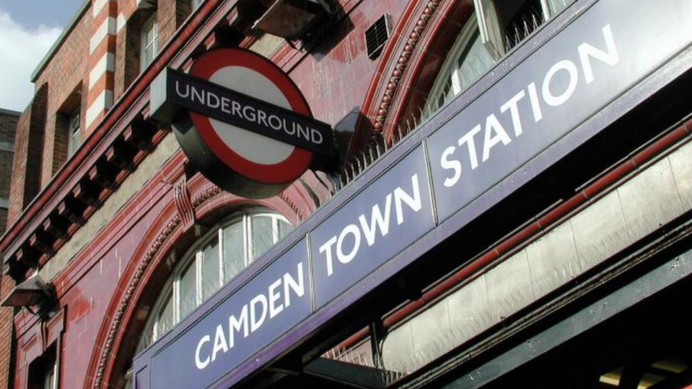 Camden Town Road closures over man on fire outside Tube station