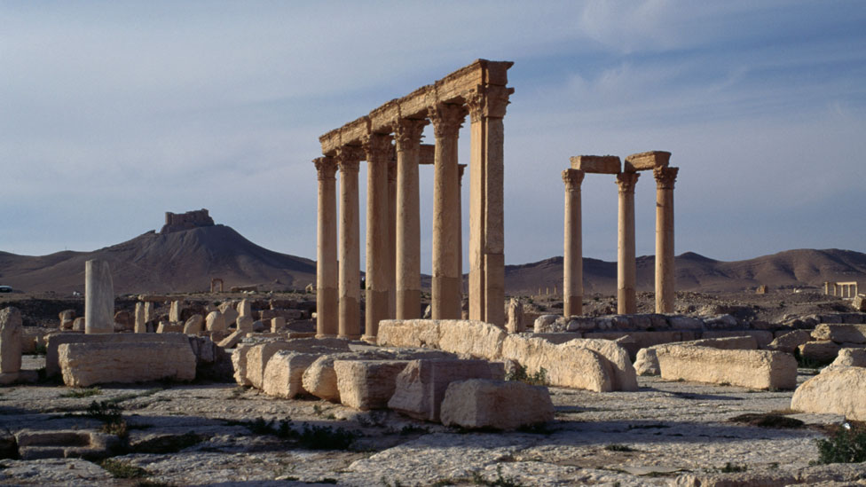 Las ruinas de Palmira, en la actual provincia siria de Homs