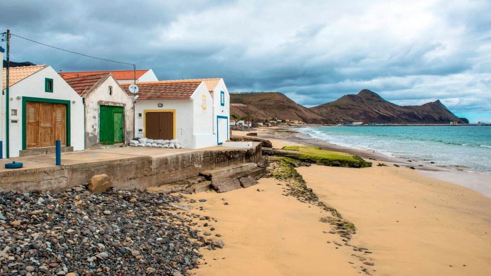 Isla Porto Santo, Madeira, Portugal.