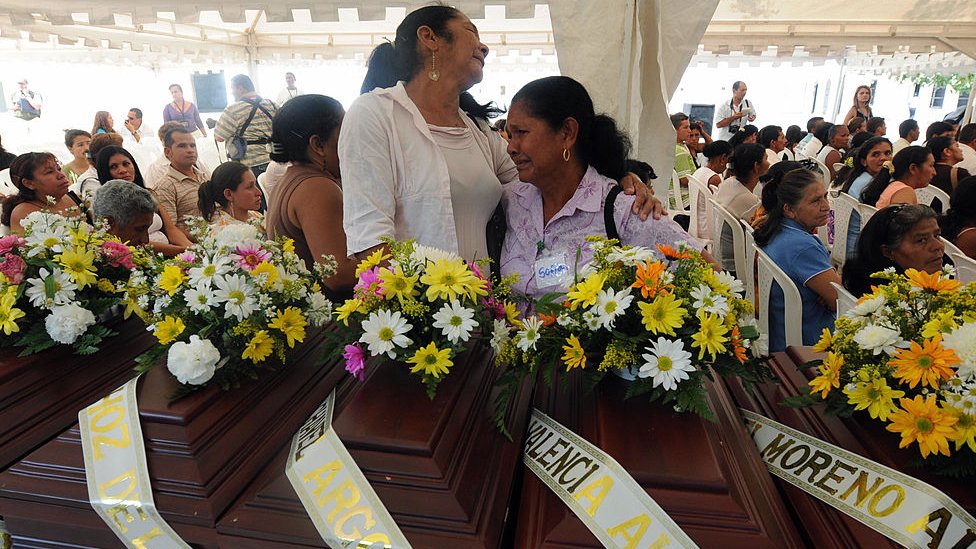 Muertos en el conflicto colombiano
