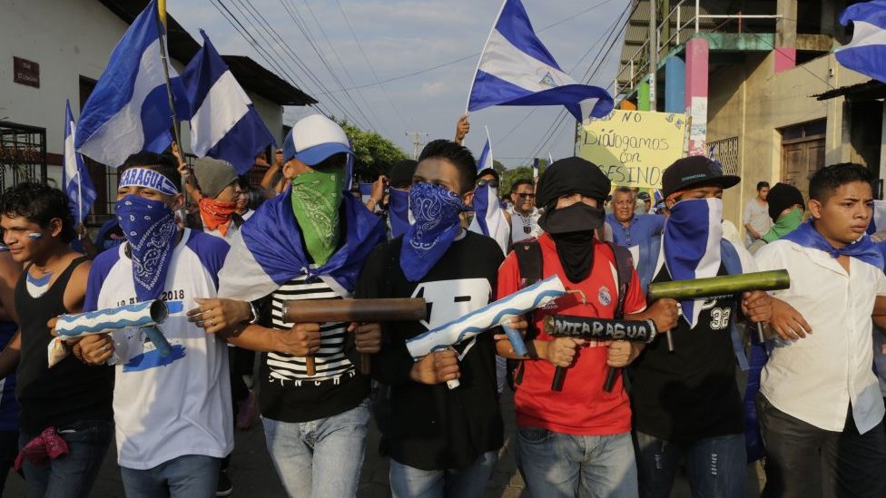 Protesta en Niquinhomo