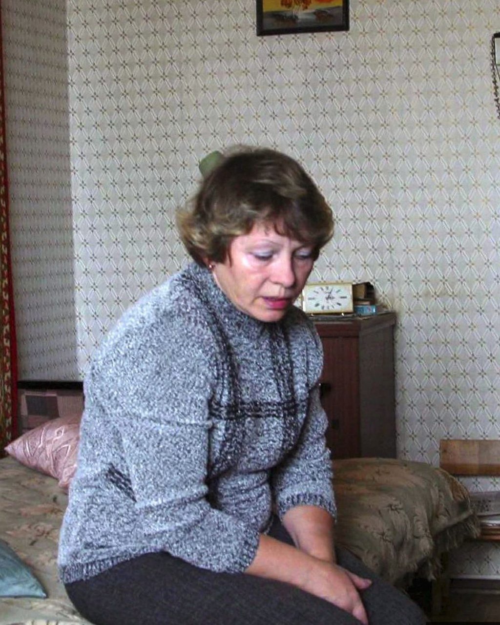 Lyudmila Zibulskaya, la madre del teniente Maxim Zybylski, el único sobreviviente del K-159.