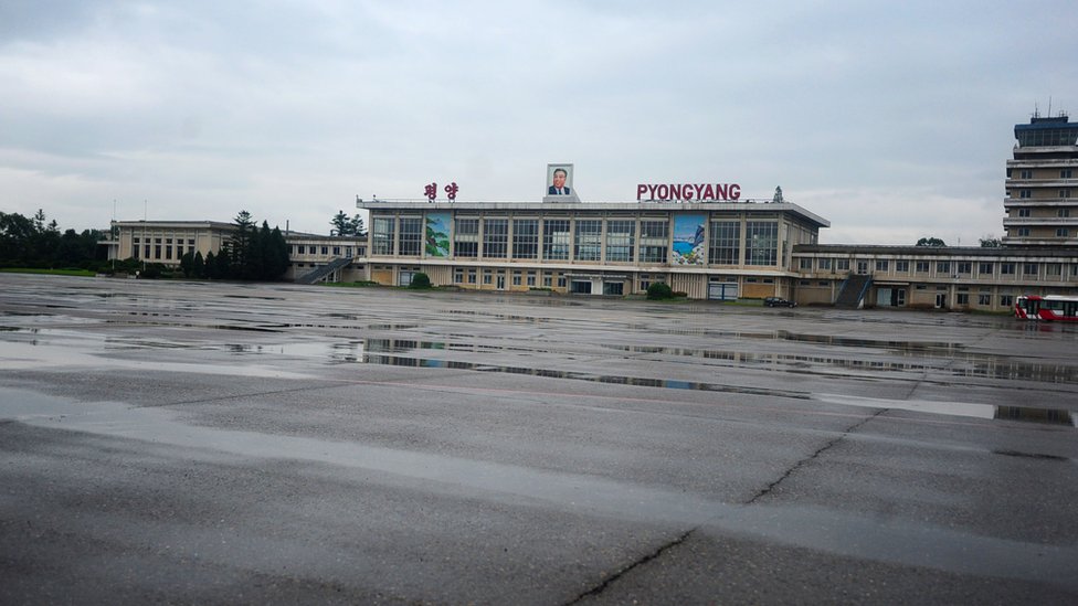 El aeropuerto internacional de Pyongyang