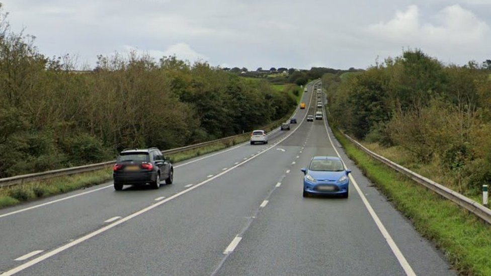 Person injured in A30 multi vehicle crash in Cornwall