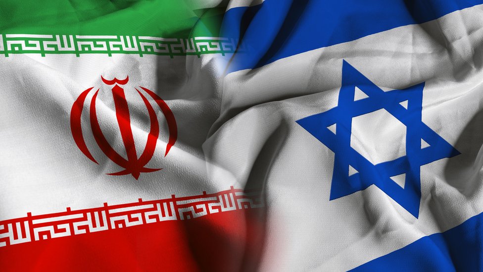 علم إيران وإسرائيل