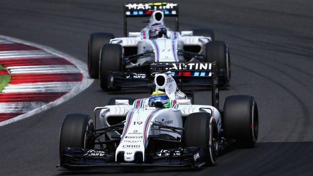 Felipe Massa and Valtteri Bottas