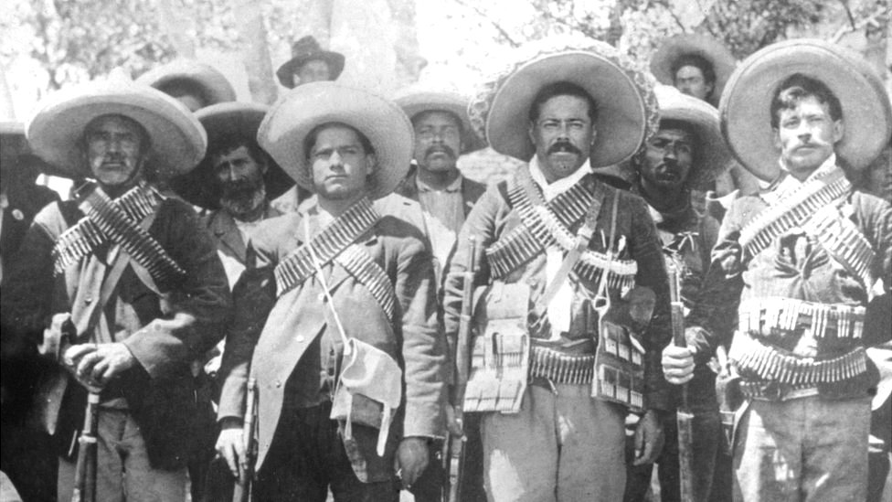 Revolutionaries with Pancho Villa