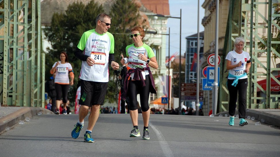 Katarina Subašić trči sa suprugom
