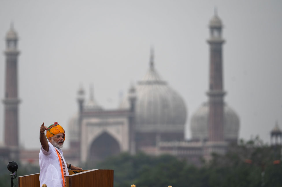 Речь Моди в Нью-Дели, когда он отмечает День независимости