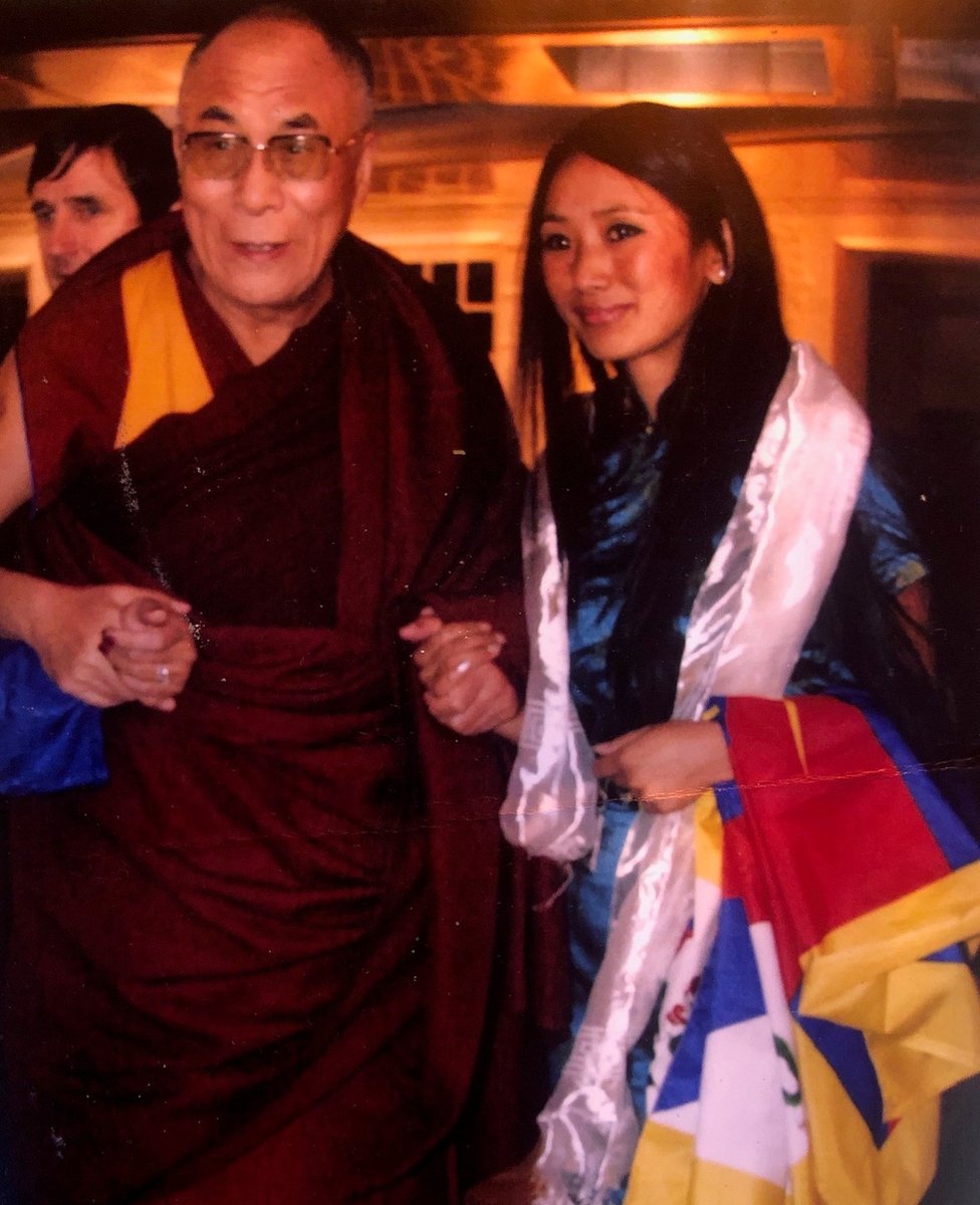 達賴喇嘛（左）與熱卡加瓦（右）（2/6/2004）