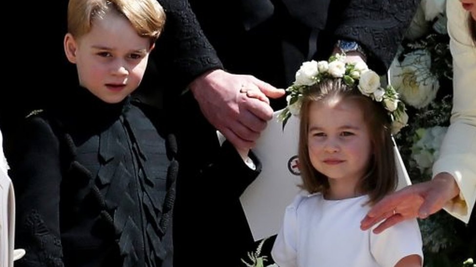Eugenie wedding: George and Charlotte among pageboys and bridesmaids - BBC  News