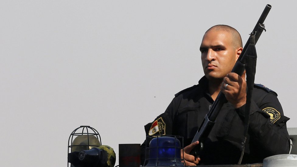 ضابط بالشرطة المصرية. صورة أرشيفية