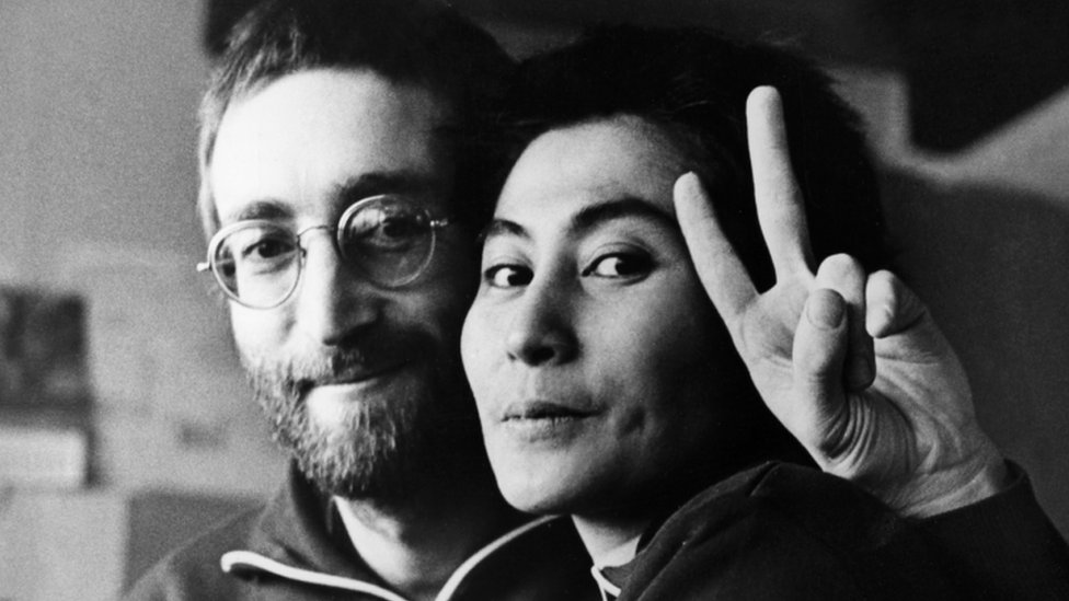 John Lennon and Yoko Ono in Denmark