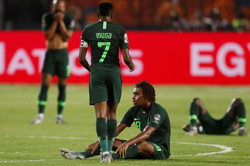 Разочарованные игроки Нигерии