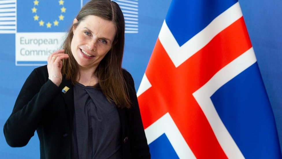 La primera ministra de Islandia, Katrin Jakobsdottir.