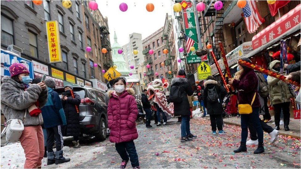 China town at New York，2021