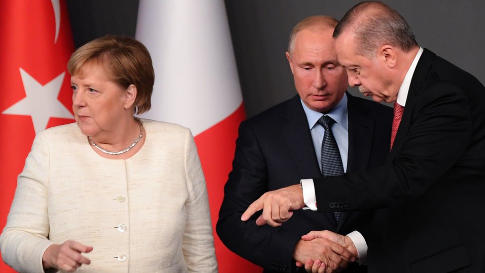 Merkel, Putin ve Erdoğan