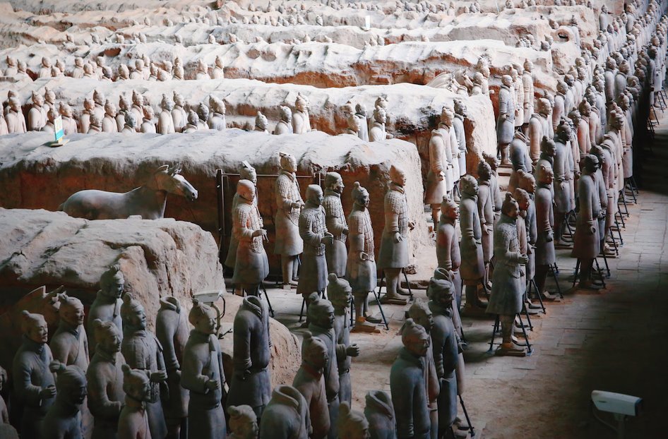 Terracotta Warriors and Horses Museum in Xi 'an, Shaanxi Province, China