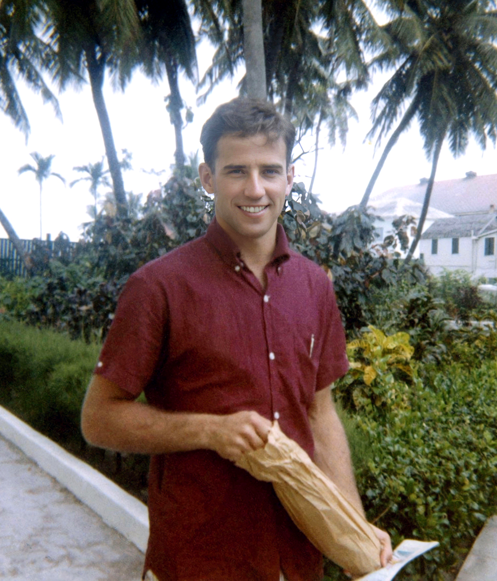 Joe Biden seen in 1967, aged 25