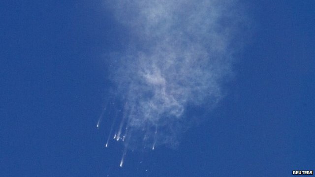 SpaceX rocket explodes