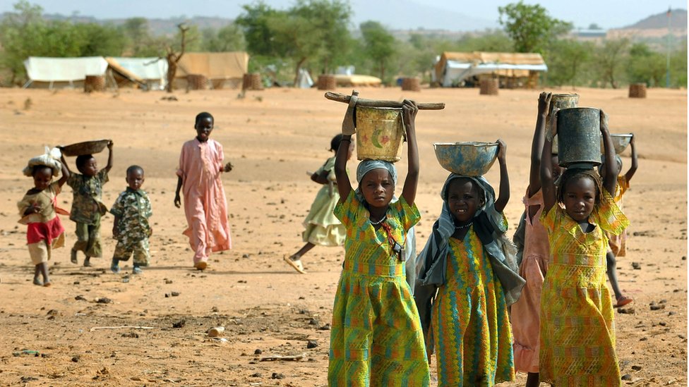 Суданские беженцы в Чаде, 2008 г.