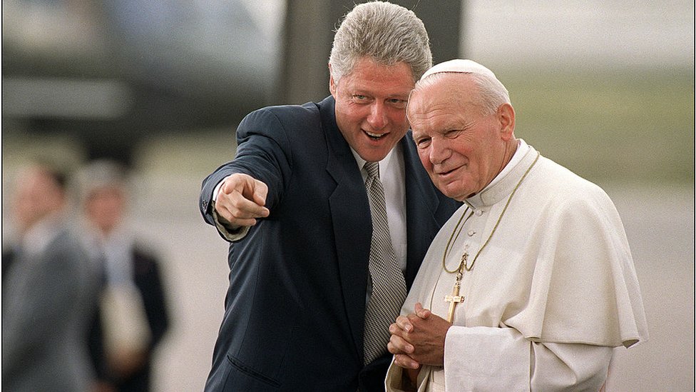 Pope and Clinton