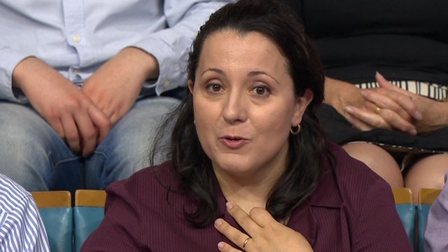 Question Time audience member