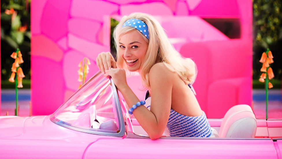Margot Robbie en la película de Barbie